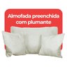 Kit 2 Poltrona Sofa Benny Linho Bege com Almofada Base de Madeira Castanho - Arkell - 7