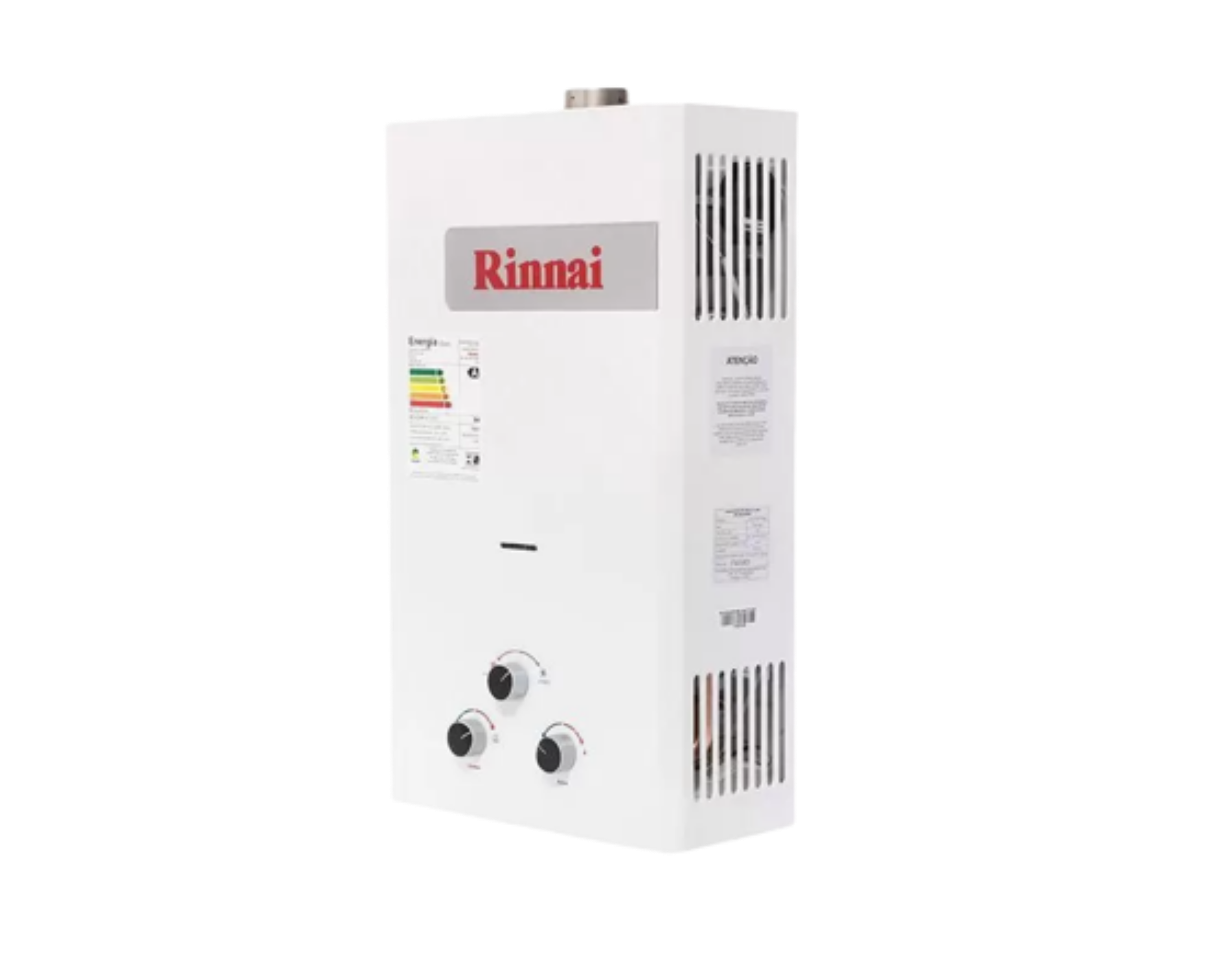 Aquecedor De Água A Gás Rinnai M150 Feh Branco 15 Litros  Bivolt Gás GN (mecânico) - 4