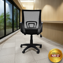 Ver imagem 3 de Kit 6 Cadeiras de Escritório Nelis Base Pp - Preta