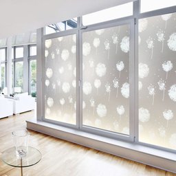 Película Adesivo Eletrostática Estática Vidro Dente de Leão - 2