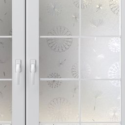 Película Adesivo Eletrostática Estática 3d Vidro Dente Leão - 2