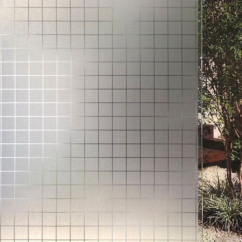 Pelicula Adesivo Eletrostatica Vidro Quadrados Grandes