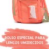 Mala Bolsa Mochila p Mãe Maternidade e Organização Bebê Rosa - 4