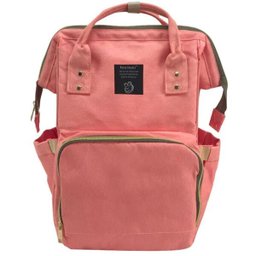 Mala Bolsa Mochila p Mãe Maternidade e Organização Bebê Rosa - 1