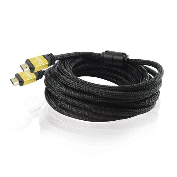 Cabo HDMI Mais Mania 10Mts Acabamento Metálico Full HD 4K - 1