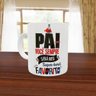 Caneca de Porcelana Pai Você Sempre Será Meu Herói Favorito 320 Ml 9x8 Cm - 2