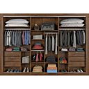 Ver imagem 4 de Guarda-roupa Casal com Espelho 3 Portas de Correr Toronto