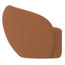 Ver imagem 7 de Poltrona para Sala de Estar Giratória Orgânica Garbin K04 Bouclê Terracota - Mpozenato