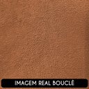 Ver imagem 5 de Poltrona para Sala de Estar Giratória Orgânica Garbin K04 Bouclê Terracota - Mpozenato