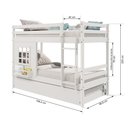 Ver imagem 4 de Treliche Infantil com Janela Madeira Maciça Branco Housin