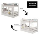 Ver imagem 5 de Treliche Infantil com Janela Madeira Maciça Branco Housin