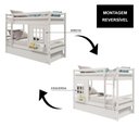 Ver imagem 5 de Treliche Infantil com Janela Madeira Maciça Branco Housin