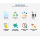 Ver imagem 4 de Rodapé de Poliestireno Espaçofloor Liso Reforma Branco 12cm X 20mm X 2,20m