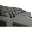 Ver imagem 4 de Sofá Cairo 3,52M Retrátil e Reclinável com Molas No Assento e 6 Almofadas Tecido Suede