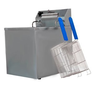 Fritadeira Elétrica Profissional Industrial de Mesa Bancada 15 Litros Zona Fria de Óleo Sfe15 5000w
