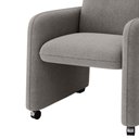 Ver imagem 6 de Poltrona Roma Decorativa Bouclê para Sala Matrix Cor:bouclê Cinza