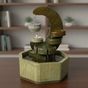 Ver imagem 2 de Fonte Cascata Lua com Aromatizador em Pedra Sabão