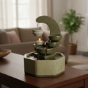 Ver imagem 1 de Fonte Cascata Lua com Aromatizador em Pedra Sabão