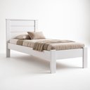 Ver imagem 2 de Cama de Solteiro Lily Conquista Móveis Branco