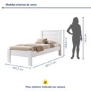 Ver imagem 3 de Cama de Solteiro Lily Conquista Móveis