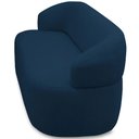 Ver imagem 6 de Sofá 3 Lugares Living Orgânico Sala de Estar 170cm Conka F05 Veludo Azul - Mpozenato