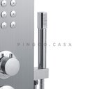 Ver imagem 3 de Ducha Vertical Com Hidro Pirajuí Pingoo.casa - Prata
