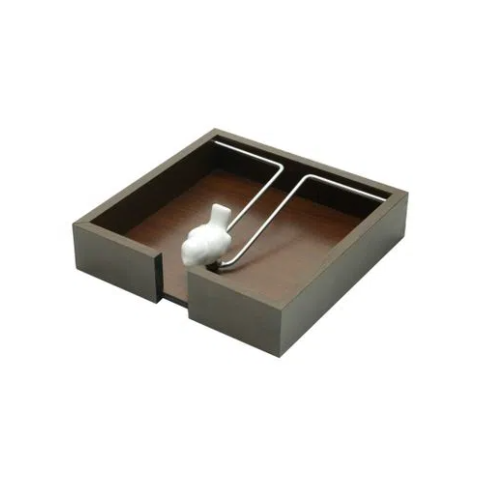 Porta Guardanapo de Madeira Passarinho Rojemac