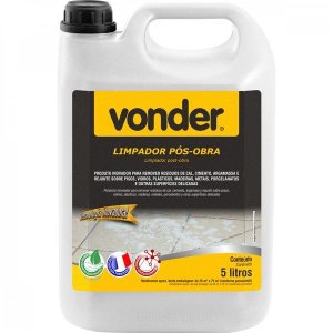 Limpador Pós-obra Biodegradável 5 Litros Vonder