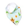 Babador Bandana Bebê e Infantil com Regulagem - Safari Amarelo e Laranja - 3