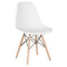 Conjunto de Mesa Redonda Eames 100cm Branco + 4 Cadeiras Eiffel Dsw Branco - 4