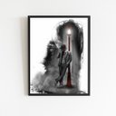 Ver imagem 2 de Quadro Zé Pelintra Desenho 33x24cm - com Vidro