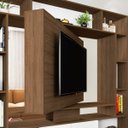 Ver imagem 3 de Estante Home Painel Para TV até 55 Pol. Divisor de Ambientes Duo Avelã/Branco/Preto - Móveis Leão
