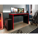 Ver imagem 4 de Mesa para Computador Notebook Desk Game Drx 9000 Preto/vermelho - Móveis Leão