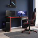 Ver imagem 3 de Mesa para Computador Notebook Desk Game Drx 9000 Preto/vermelho - Móveis Leão