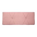 Ver imagem 2 de Cabeceira Painel King 195 Cm Dunas Suede Rose