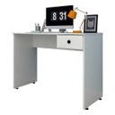 Ver imagem 3 de Mesa para Computador Notebook Escrivaninha 101cm Dubai Branco - Mpozenato