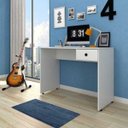 Ver imagem 4 de Mesa para Computador Notebook Escrivaninha 101cm Dubai Branco - Mpozenato