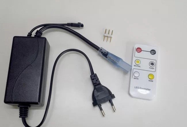 Controlador + Controle Remoto de 6 Botões para Fita Bi-color 5025 Lenharo - 110v – 2099 - 4