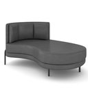 Ver imagem 1 de Sofá Chaise Longue Sala de Estar Living Lucca Direito D02 Corano Cinza C-03 - Lyam Decor