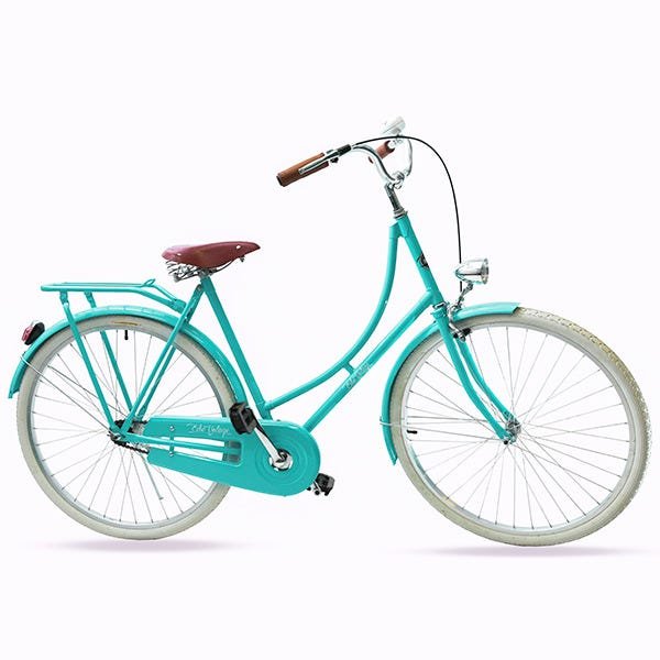 Bicicleta Vintage Retrô Masculina - Ícaro - Plus All Green - Kit Marcha Nexus Shimano - 1
