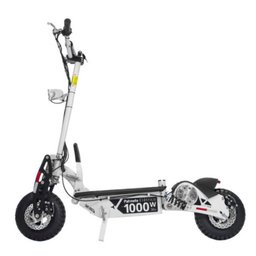 Patinete Scooter Elétrico Two Dogs 1000w 36v Com Computador De Bordo Branco - 3