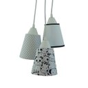 Ver imagem 2 de Lustre Pendente Luminária Quarto de Bebê Zoo Preto e Branco