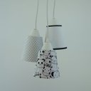 Ver imagem 4 de Lustre Pendente Luminária Quarto de Bebê Zoo Preto e Branco