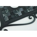 Ver imagem 3 de Número para Casa Preto com Mosaico de Pastilhas em Tons de Cinza e Preta