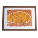 Ver imagem 1 de Quadro Com Imagem Santa Ceia Lava Pés Arte Claudio Pastro 47,8 x 31,8 cm