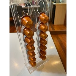 Suporte Para Cápsulas Nespresso Em Acrílico - 28 Cápsulas Cor:cristal - 6