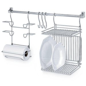 Kitchen Set Duplo 3 Escorredor/ Suporte Para Rolos - Passerini