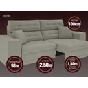 Ver imagem 2 de Sofá 5 Lugares Net Prestige Assento Retrátil e Reclinável 2,50M (L)