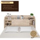 Ver imagem 3 de Cabeceira Queen Elisa 158 - Amarula