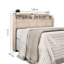 Ver imagem 4 de Cabeceira Queen Elisa 158 - Amarula